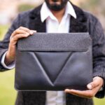 حافظة حماية من الجلد الطبيعي لجهاز ماك بوك واير 13 13.3 بوصة تصميم كلاسيكي من فوكس كاجوال، ماك بوك برو 13، ماك بوك برو 13 بوصة (M1 وM2) وماك بوك...