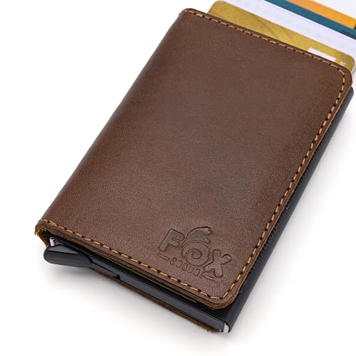 fox casual card holder wallet pop up credit card holder rfid blocking 10 Card Holder Wallet