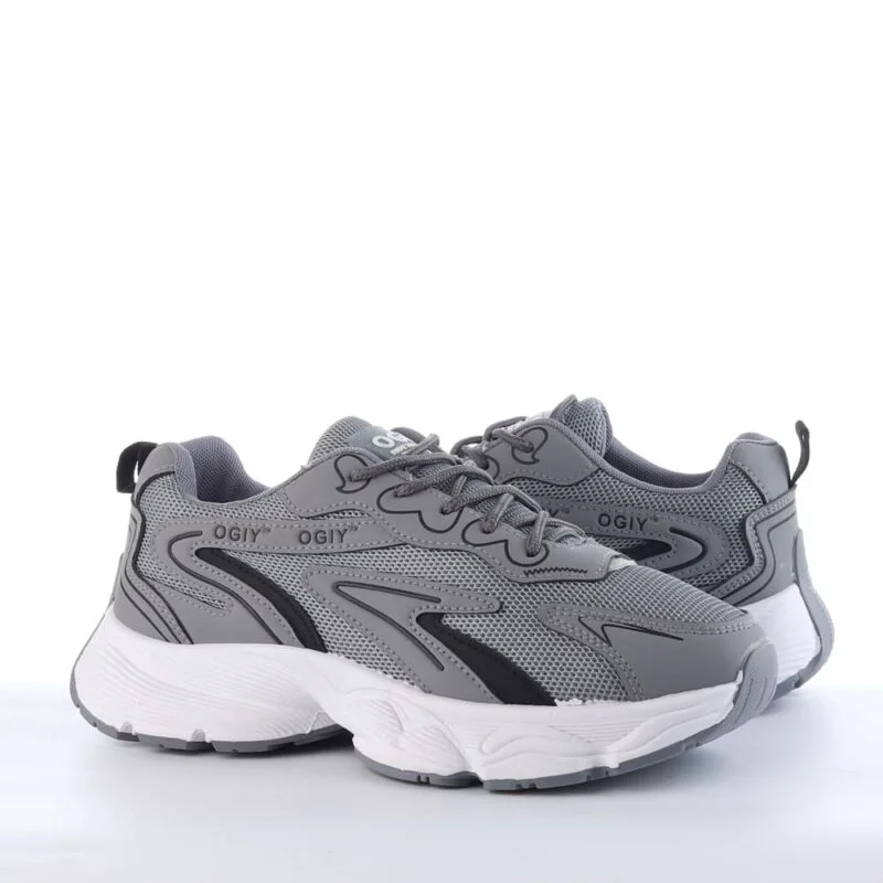 كوتش رجالي مستورد رصاصي : الأناقة والراحة في حذاء عصري